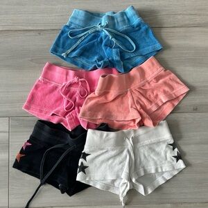 Set of 5 Hard Tail shorts, girls size small